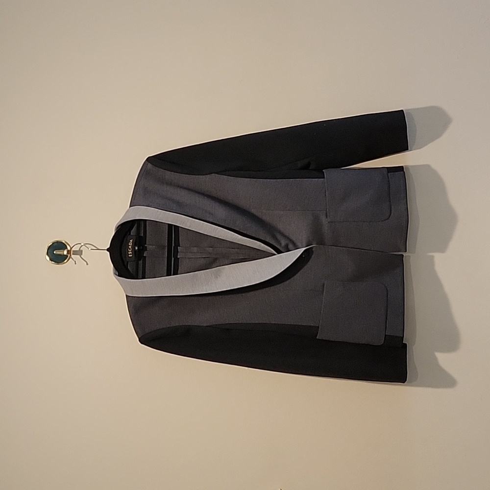 Escada Sport Black Grey light grey jacket blazer Women’s 40